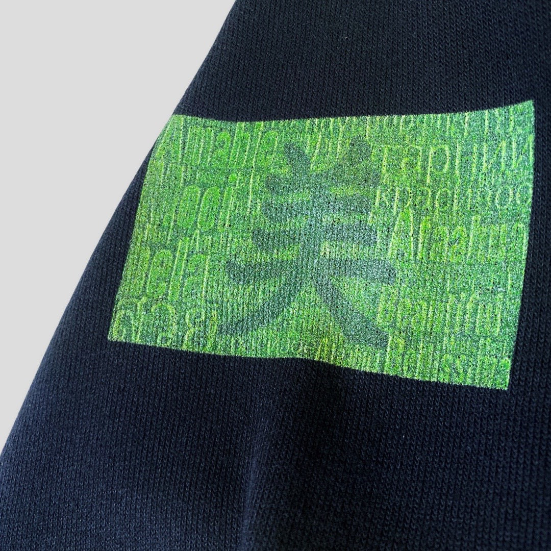 The Softie™️ with Emerald Biutiful World print  (In Shogun Black) Men/Women
