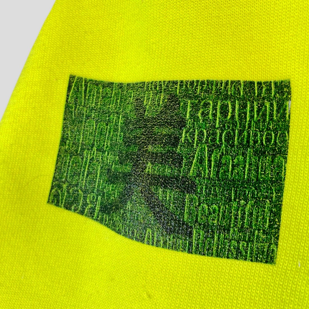 The Softie™️ with Emerald Biutiful World print  (In Club Yellow) Men/Women